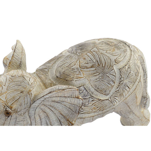 Items Olifant dierenbeeld - beige - polyresin - 27 x 12 x 24,5 cm - home decoratie - Beeldjes