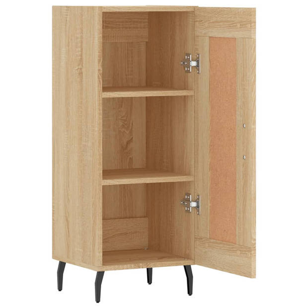 The Living Store dressoir Basic - 34.5 x 34 x 90 cm - sonoma eiken