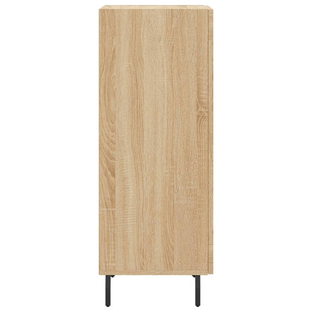 The Living Store dressoir Basic - 34.5 x 34 x 90 cm - sonoma eiken