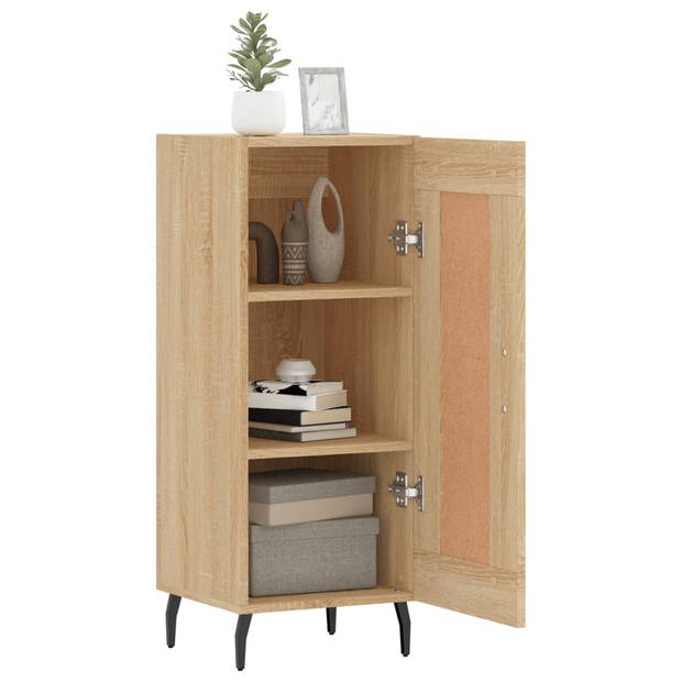 The Living Store dressoir Basic - 34.5 x 34 x 90 cm - sonoma eiken