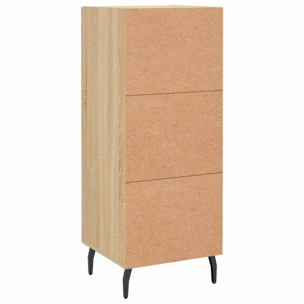 The Living Store dressoir Basic - 34.5 x 34 x 90 cm - sonoma eiken