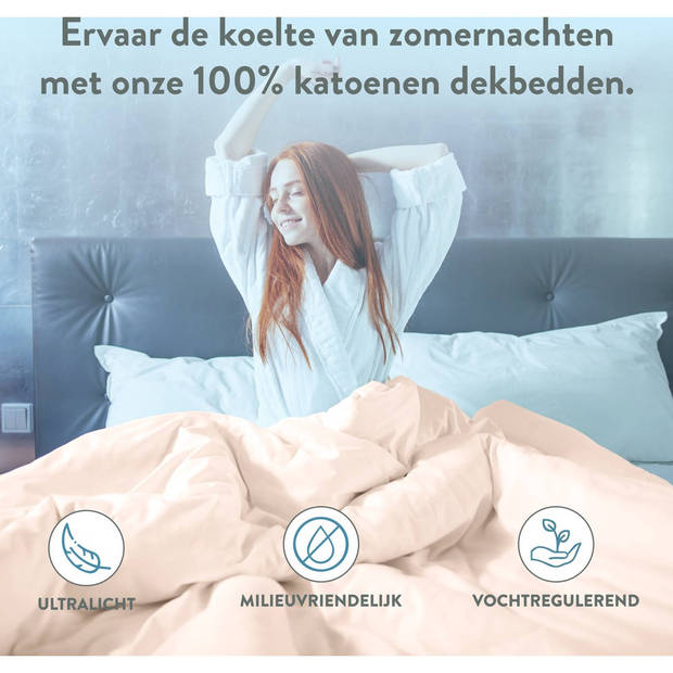 Sleep Comfy - Cooler Series - Zomer Dekbed 200x200 cm - Anti Allergie Dekbed - Tweepersoons Dekbed