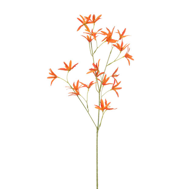 Kunstbloem Star Flower - 70cm - oranje