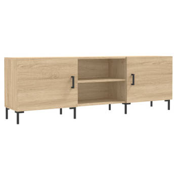 vidaXL Tv-meubel 150x30x50 cm bewerkt hout sonoma eikenkleurig