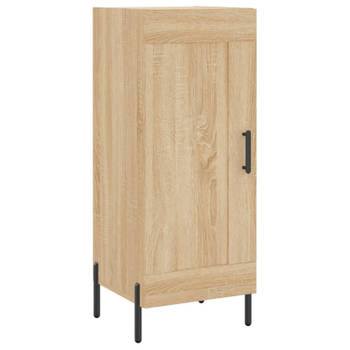 vidaXL Dressoir 34,5x34x90 cm bewerkt hout sonoma eiken