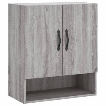 vidaXL Wandkast 60x31x70 cm bewerkt hout grijs sonoma eikenkleurig