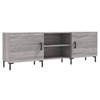 vidaXL Tv-meubel 150x30x50 cm bewerkt hout grijs sonoma eikenkleurig