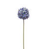 Kunstbloem Alium spray - 60cm - blauw