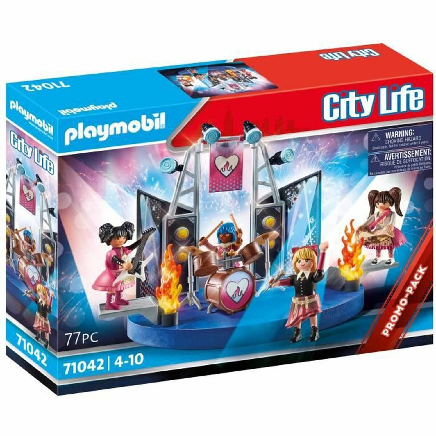 Playmobil® Constructie-speelset Music Band (71042), City Life (77 stuks)