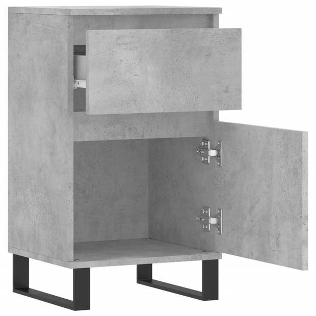 The Living Store Dressoir - niet gespecificeerd - Opbergkast - 40 x 35 x 70 cm - Betongrijs