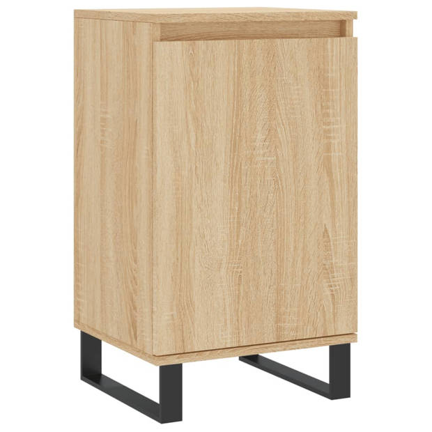 vidaXL Dressoir 40x35x70 cm bewerkt hout sonoma eikenkleurig