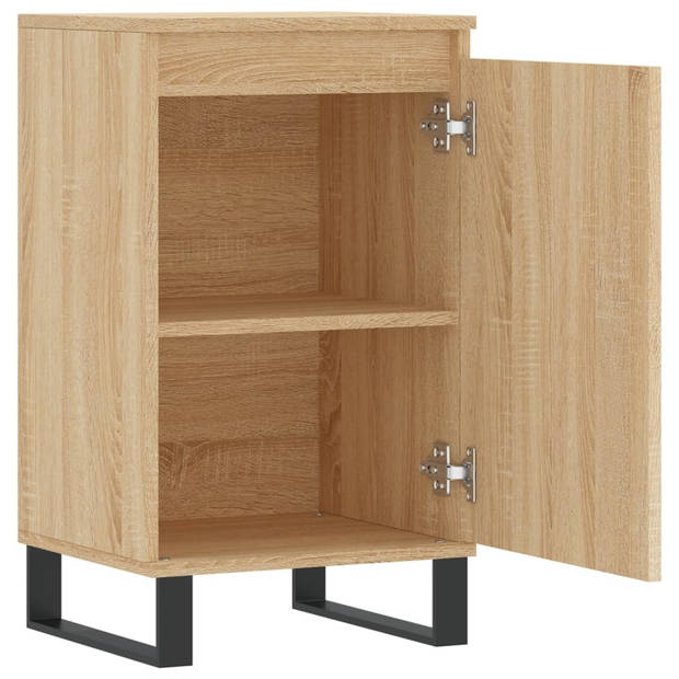 vidaXL Dressoir 40x35x70 cm bewerkt hout sonoma eikenkleurig