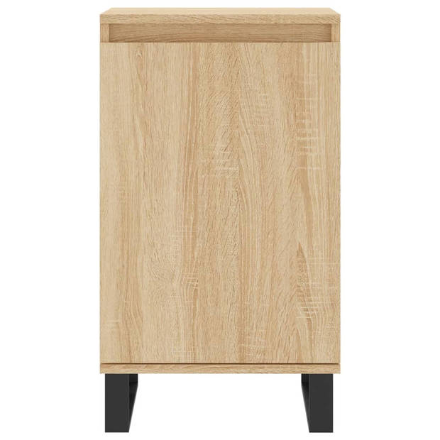 vidaXL Dressoir 40x35x70 cm bewerkt hout sonoma eikenkleurig