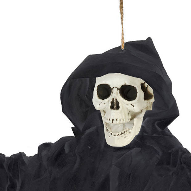 Halloween/horror thema hang decoratie spook/skelet - enge/griezelige pop - 78 cm - Feestdecoratievoorwerp