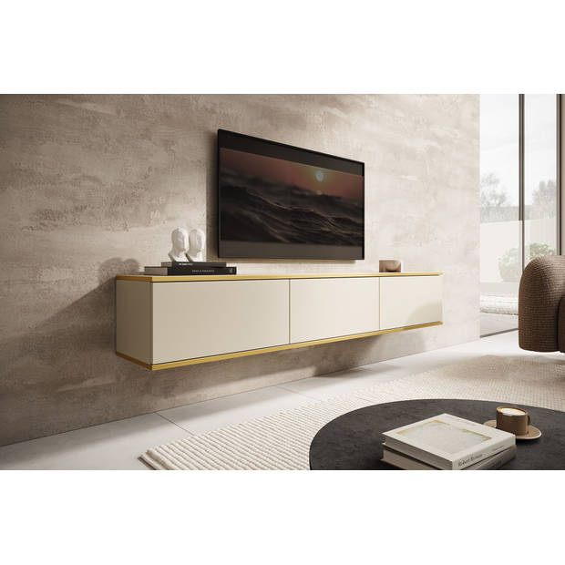 Meubella TV-Meubel Orleans - Beige - 175 cm