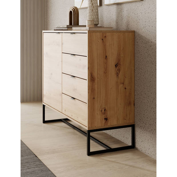 Meubella Dressoir Amore - Eiken - 103 cm