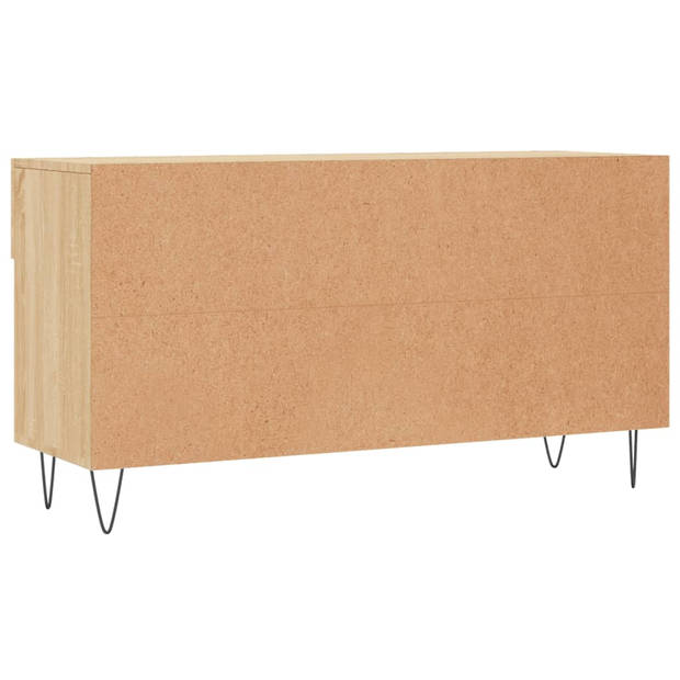 The Living Store Schoenenkast - Sonoma eiken - 102 x 35 x 55 cm - Duurzaam materiaal