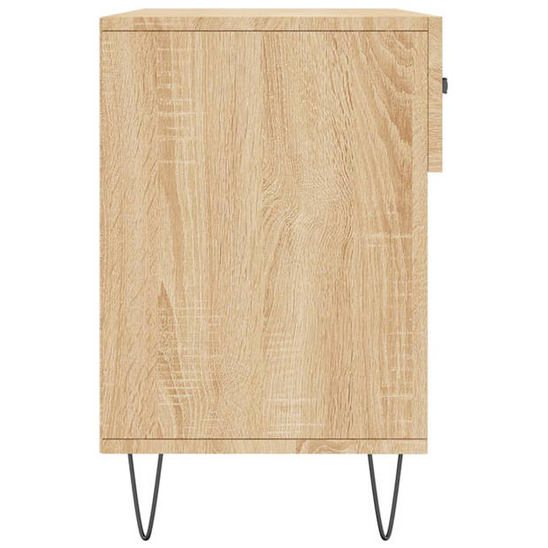 The Living Store Schoenenkast - Sonoma eiken - 102 x 35 x 55 cm - Duurzaam materiaal