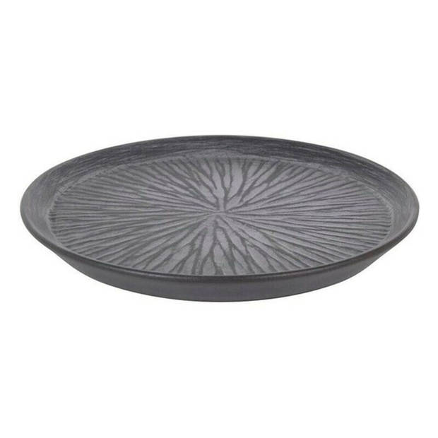 Eetbord Inde Stoneware Lotus Porselein Zwart