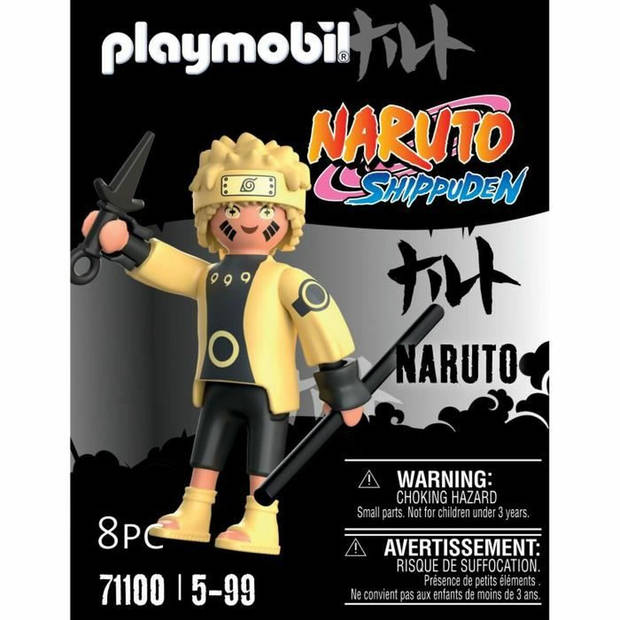 Actiefiguren Playmobil 71100 Naruto 8 Onderdelen