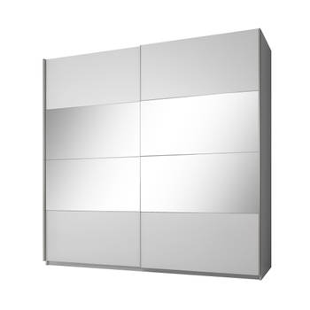 Meubella Kledingkast Colorado - Wit - 200 cm - Met spiegel