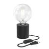 Calex Tafellamp Rond - Industrieel - E27 Fitting - Zwart - Excl. lichtbron