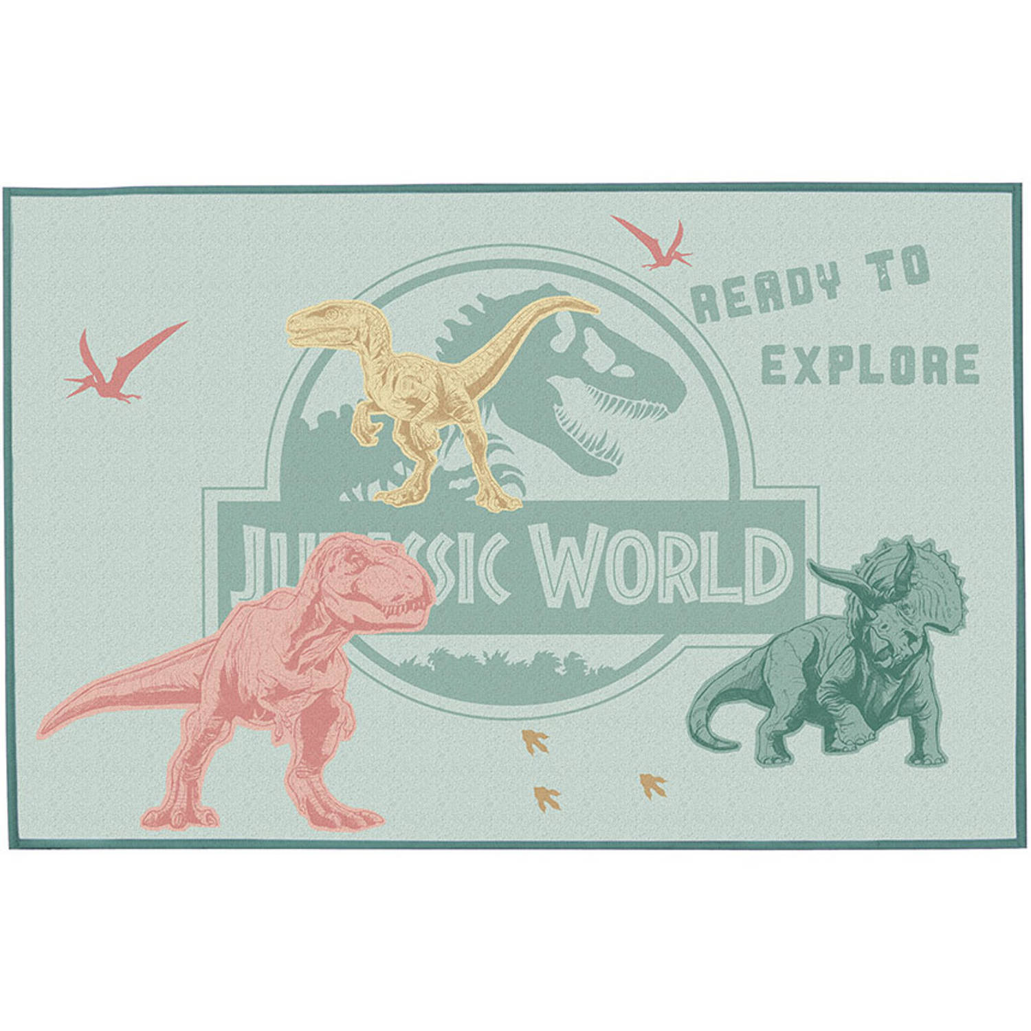 Jurassic World Vloerkleed Dino 80 x 120 cm Polyester