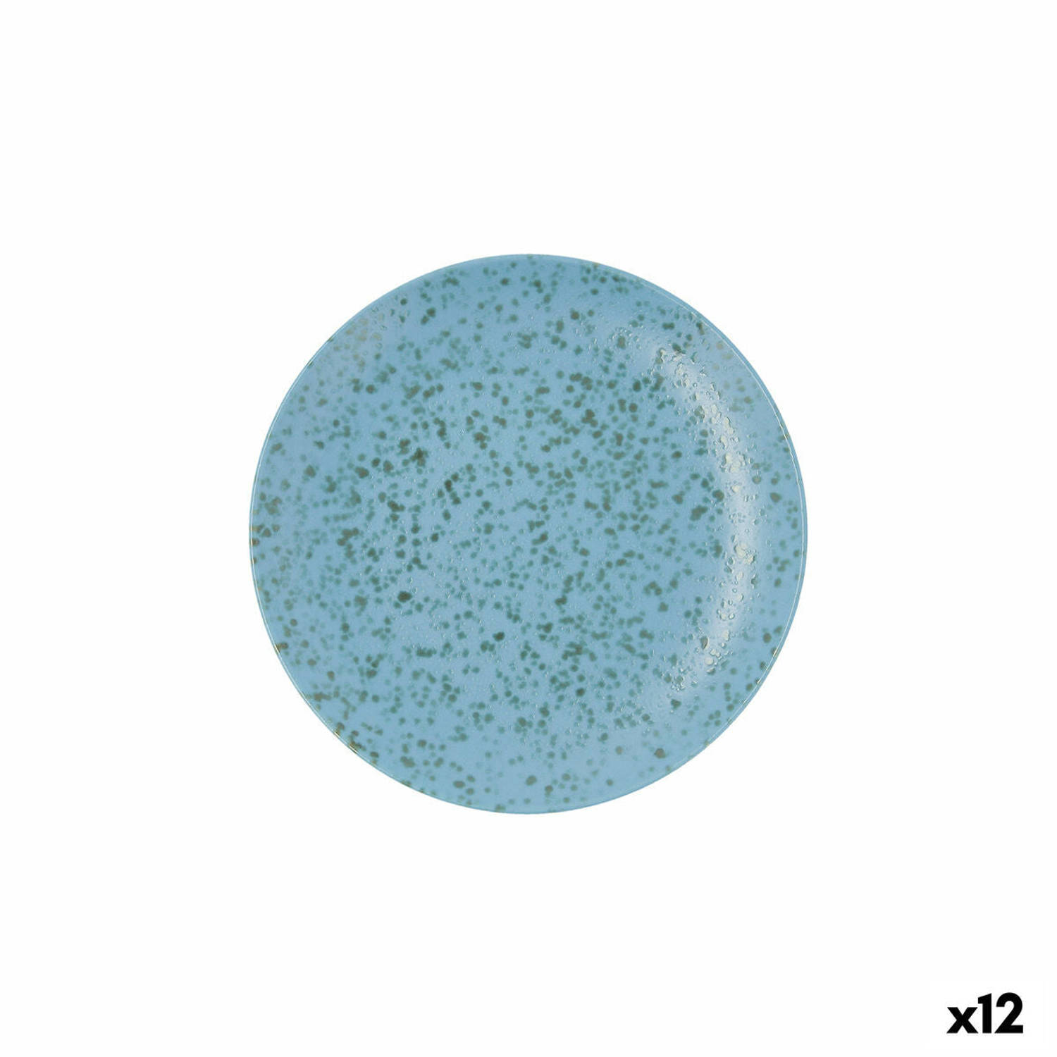 Platt tallrik Ariane Oxide Keramisch Blauw (Ø 21 cm) (12 Stuks)