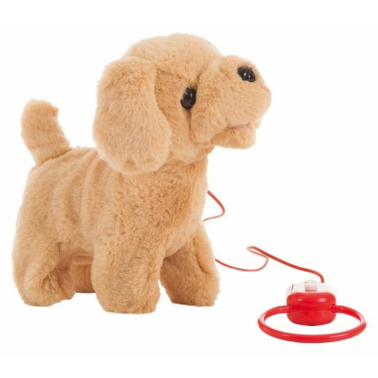 Bewegende Knuffel Hond met geluid (22 cm)