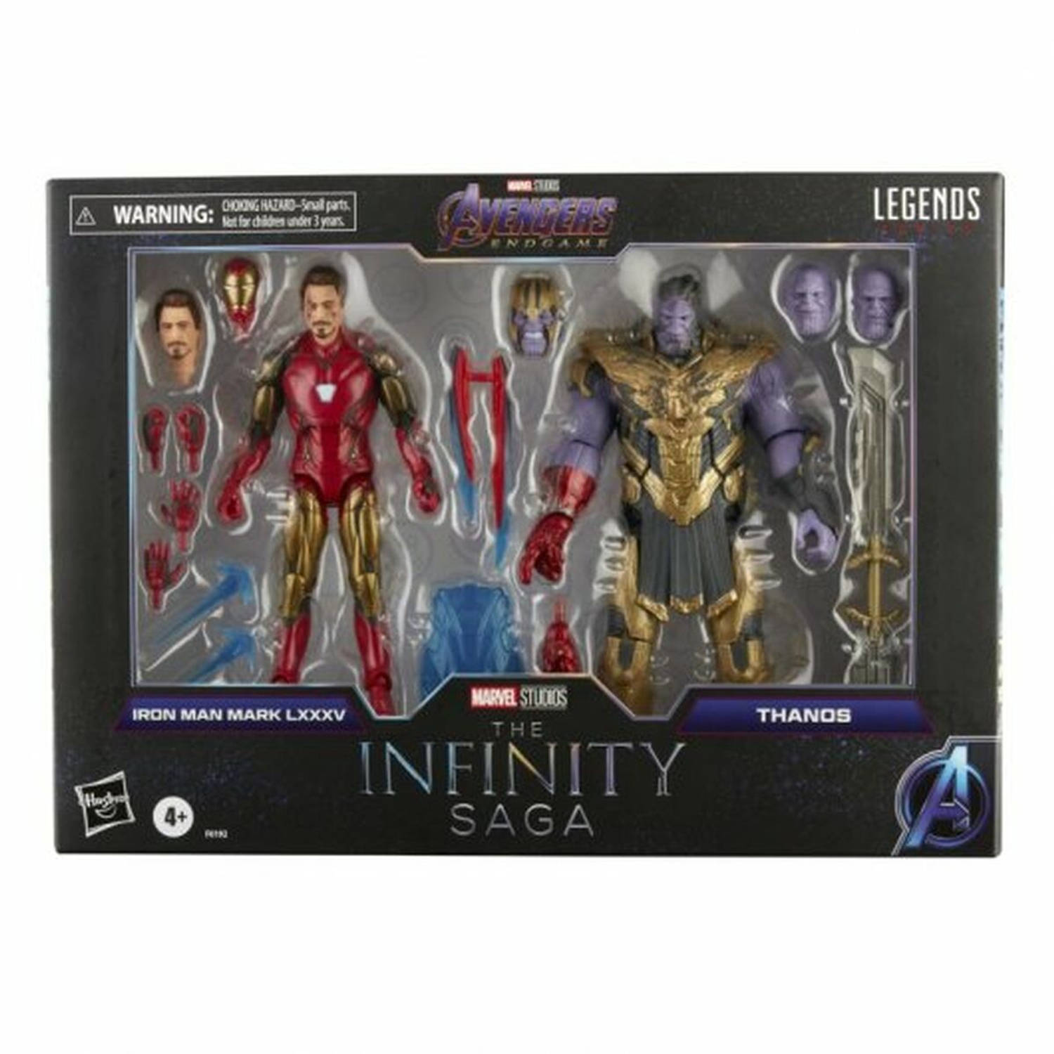 The Infinity Saga - Iron Man & Thanos (Endgame) - Marvel Legends Series Action Figure 2-Pack 2021 - 15 cm