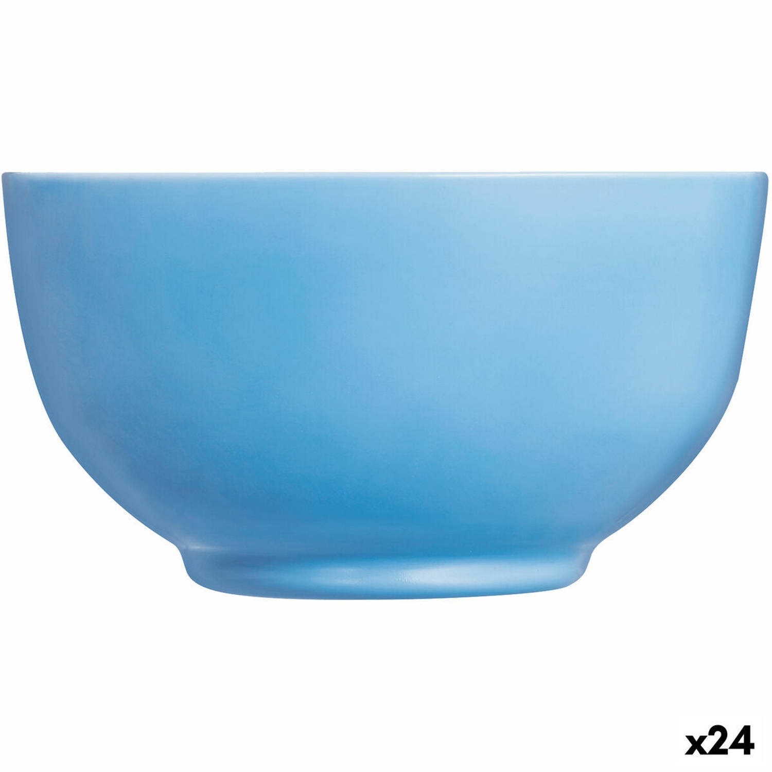 Kom Luminarc Diwali Blauw Glas (14,5 cm) (24 Stuks)