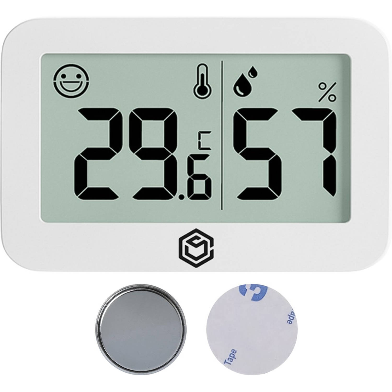 Ease Electronicz Hygrometer & Thermometer - Weerstation - Luchtvochtigheidsmeter - Thermometer Voor Binnen