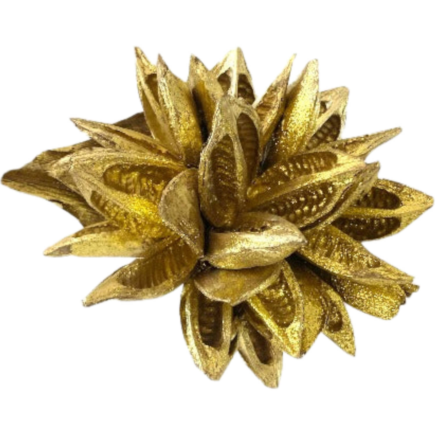 Couronne - Decoratieve bloem 'Sororoca' - Goud