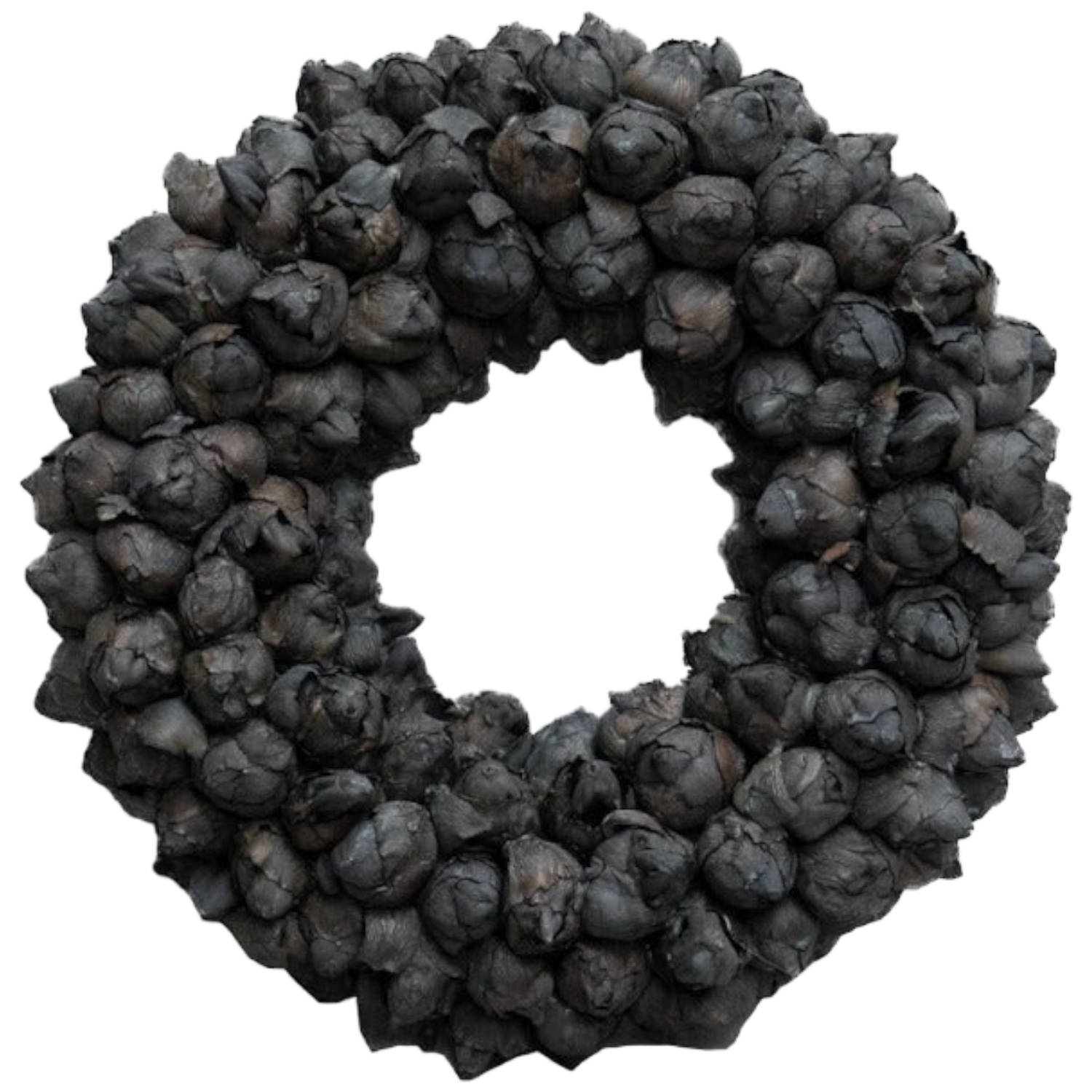 Couronne - Krans 'Coco' (Ø30cm) - Black