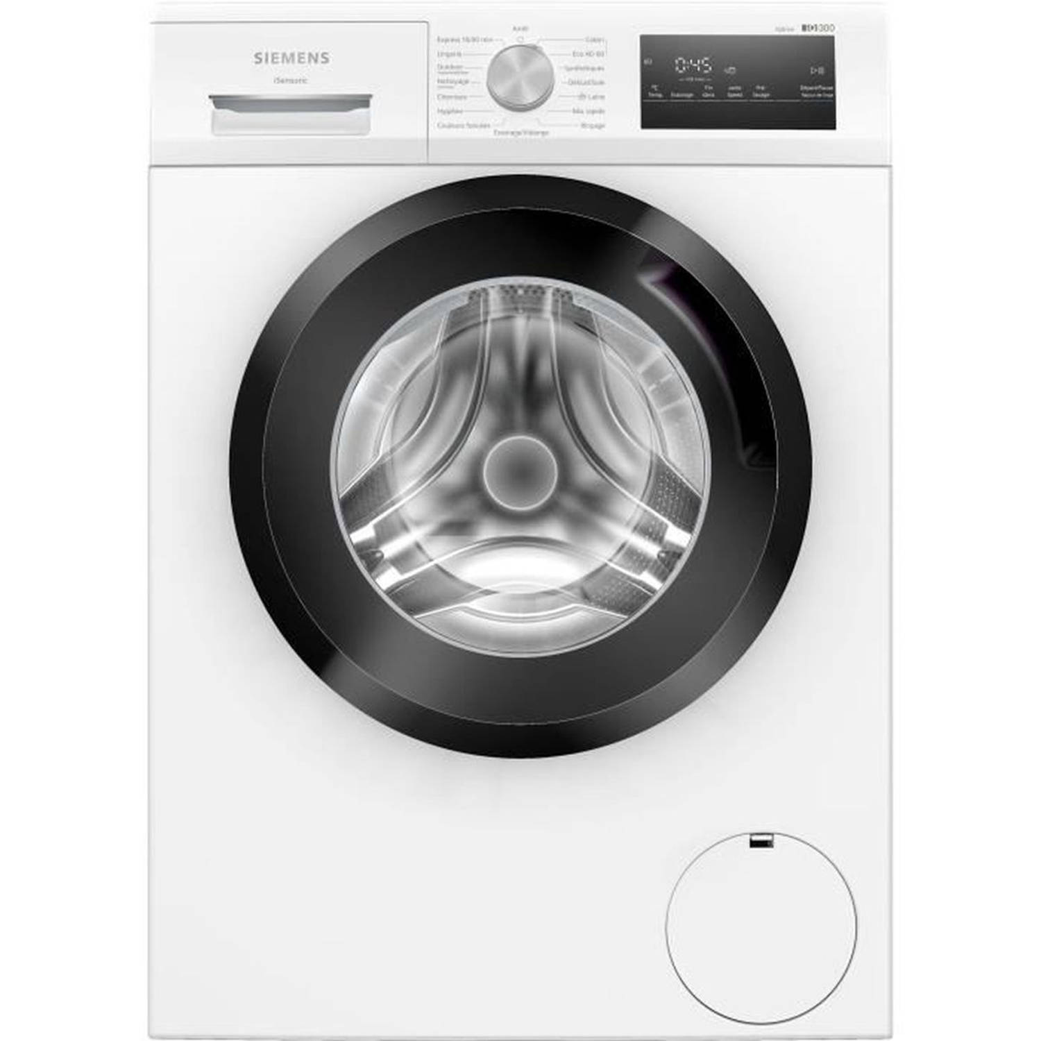 SIEMENS WM12N117FR iQ300 patrijspoort wasmachine 7 kg 1.200 tpm Inductie L60cm Klasse B Wit