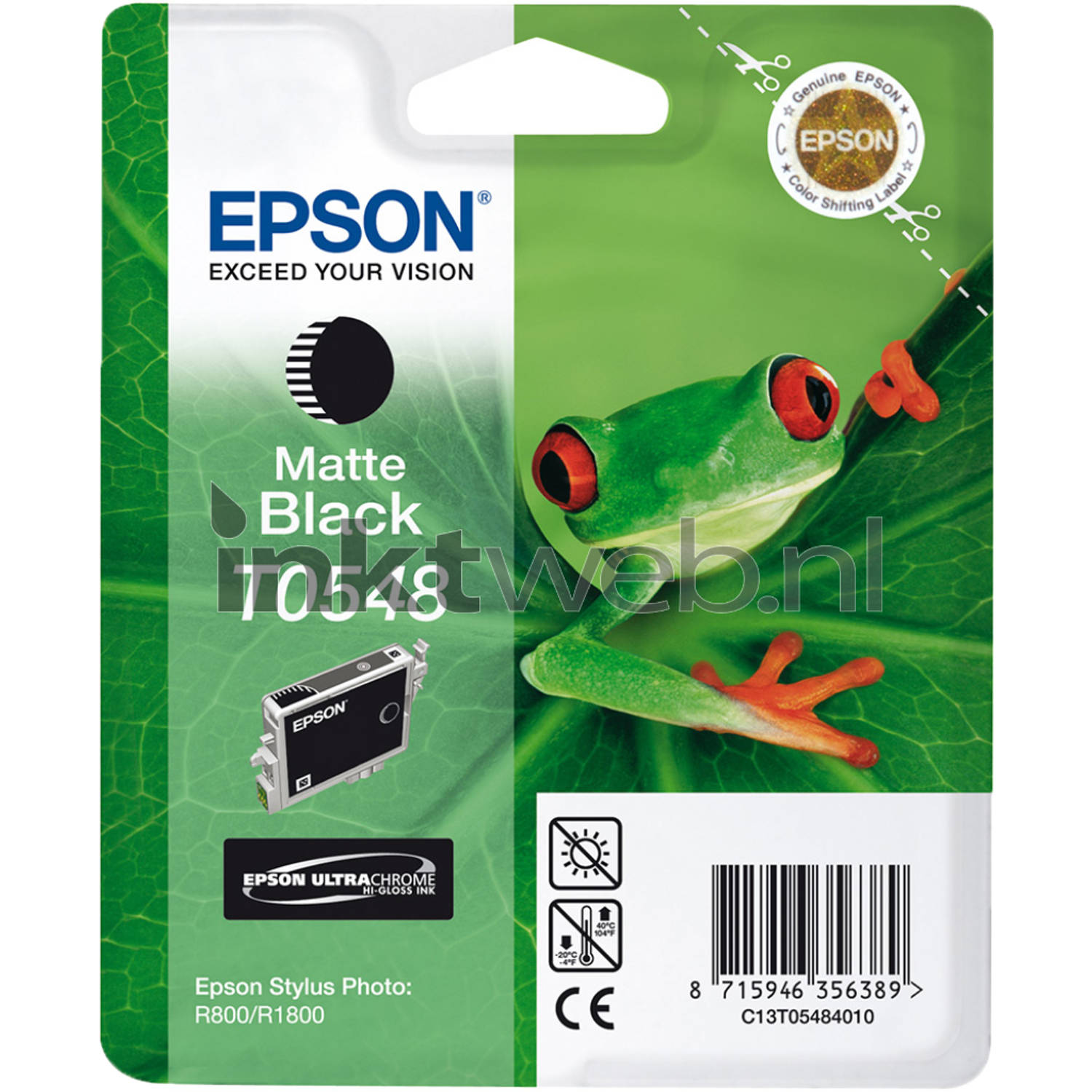 Inkcartridge Epson T054840 mat zwart