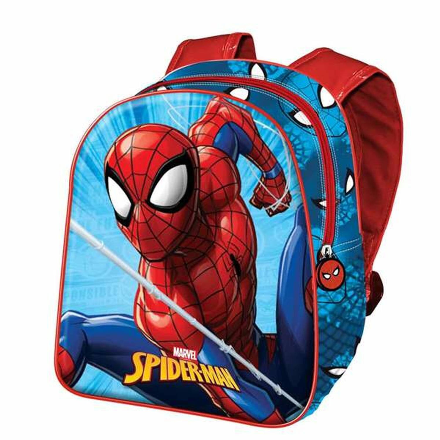 3D-schoolrugzak Spiderman Mini 25 x 20 x 9 cm
