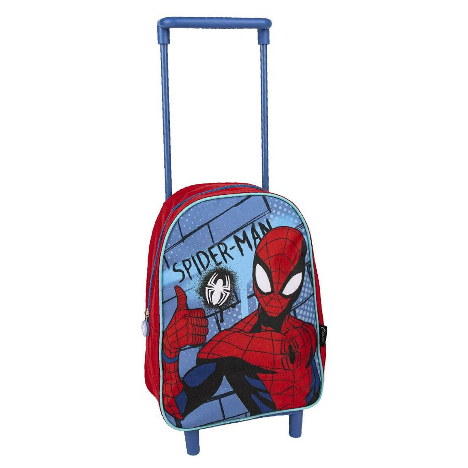 Schoolrugzak met Wielen Spiderman Rood Blauw 22 x 10 x 29 cm