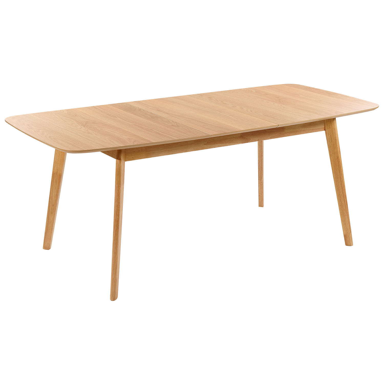 Beliani MADOX Eettafel-Lichte houtkleur-MDF