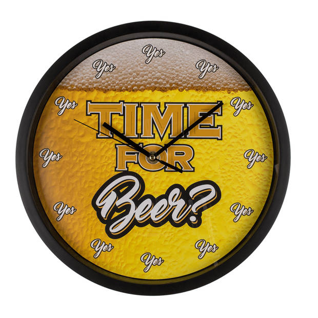 Wandklok 'Time for Beer' - Original