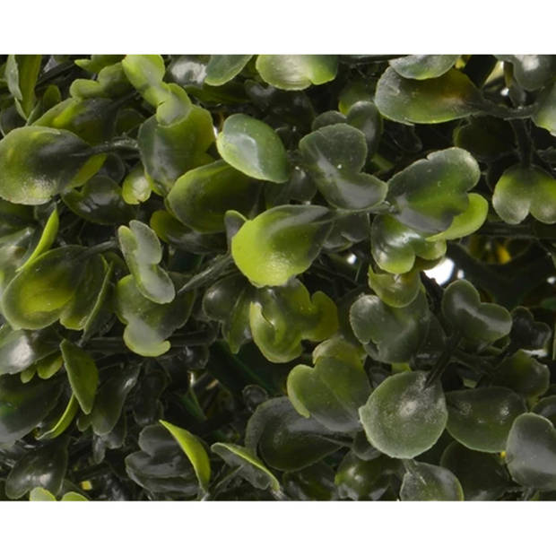 Everlands Buxus bol kunstplant - klein - D22 cm - groen - kunststof - Kunstplanten