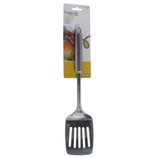 Gerim keukengerei Bakspatel/bakspaan - zilver - rvs - 34 cm - Bakspanen