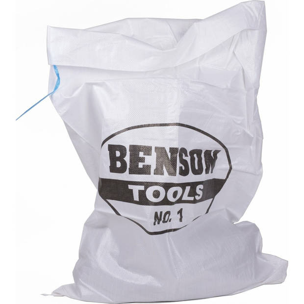 15x Benson Afvalzakken/vuilniszakken met trekband 100 x 65 cm - Vuilniszakken