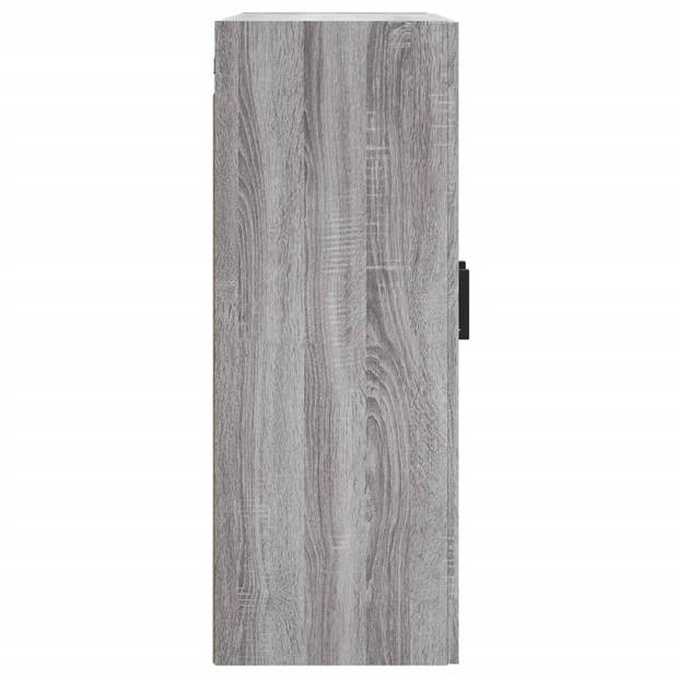 vidaXL Wandkast 69,5x34x90 cm bewerkt hout grijs sonoma eikenkleurig