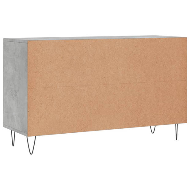 The Living Store Dressoir - Meubelen - 100 x 36 x 60 cm - Betongrijs