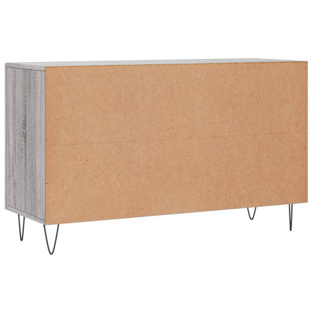 The Living Store Dressoir - Sonoma Eiken - 100 x 36 x 60 cm - Metalen Poten