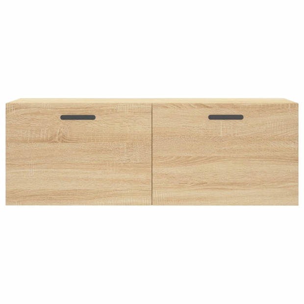 vidaXL Wandkast 100x36,5x35 cm bewerkt hout sonoma eikenkleurig