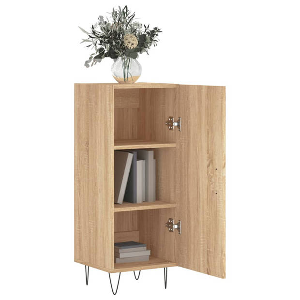 The Living Store Dressoir - 34.5 x 34 x 90 cm - Sonoma eiken