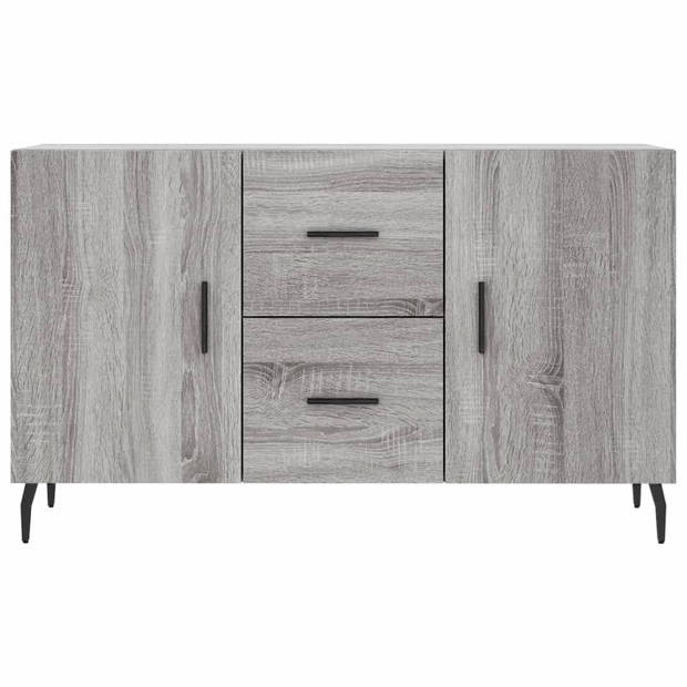 The Living Store Dressoir - Moderne - Kast - Afmeting 100 x 36 x 60 cm - Kleur Grijs Sonoma Eiken