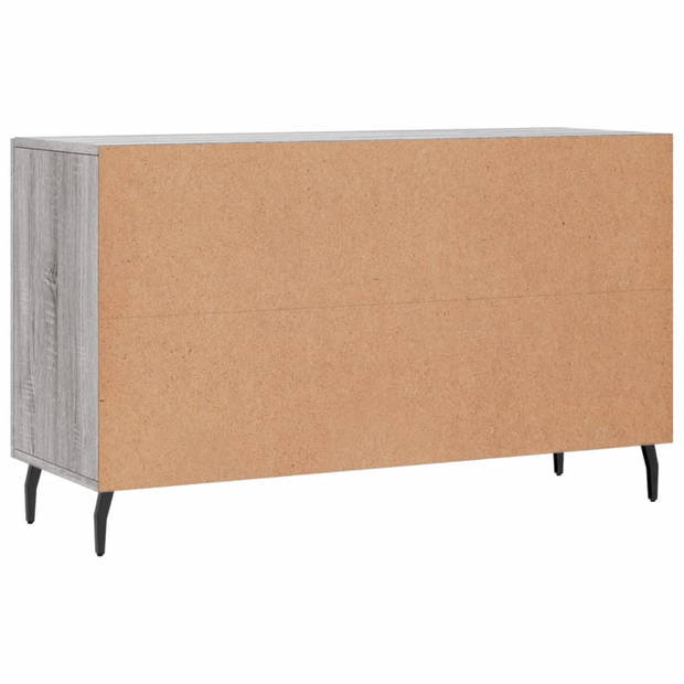 The Living Store Dressoir - Moderne - Kast - Afmeting 100 x 36 x 60 cm - Kleur Grijs Sonoma Eiken